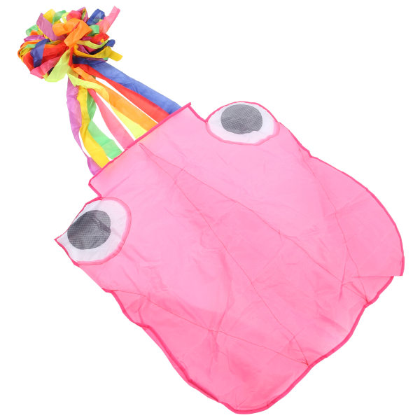 Utomhus mjuk bläckfisk Enkelrad drake Animal Shape Drake 4 meter med 30 m draklinje Rosa färgglad svans