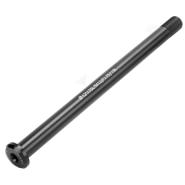 Landevejscykelnav Røraksel Cykel Aluminiumslegering Hulnavaksel, cykeltilbehørΦ12x175LxM12(P1,75)x19L