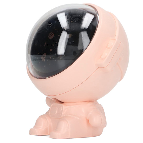 Astronaut Projektor Stjernelys Roterbar USB-lading Astronaut Projektor Stjernelys med Musikkfunksjon 5V 1A Rosa