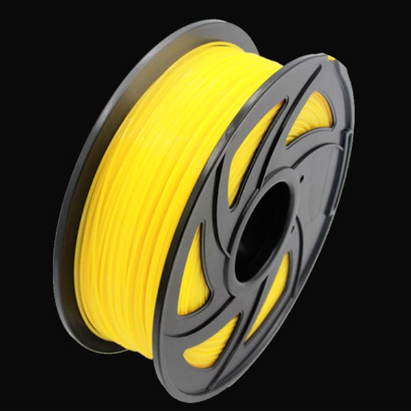 3D-skrivarfilament 1,75 mm PETG-utskriftsmaterial Förbrukningsvara Hög seghet för DIY Gul