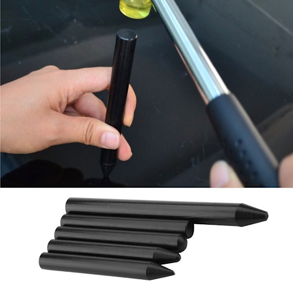 5 stk. Sorte Nylon Tap Down Knock Pen Bulkdannelse Reparationsværktøj