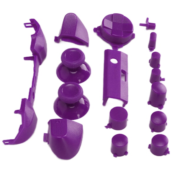 Komplett knappesett for spillkontroller, erstatningshåndtak, tilbehørssett for Xbox Series X - Lilla