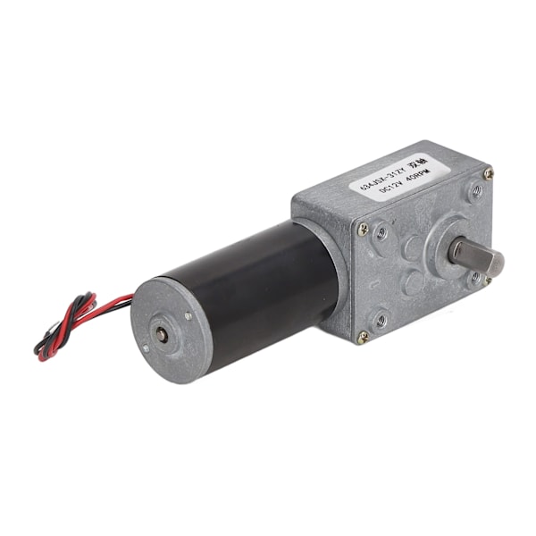 Kaksinkertainen akselilla varustettu vaihdemoottori DC 12V itselukittuva nopeuden alennus CW CCW matovaihdemoottori 40RPM