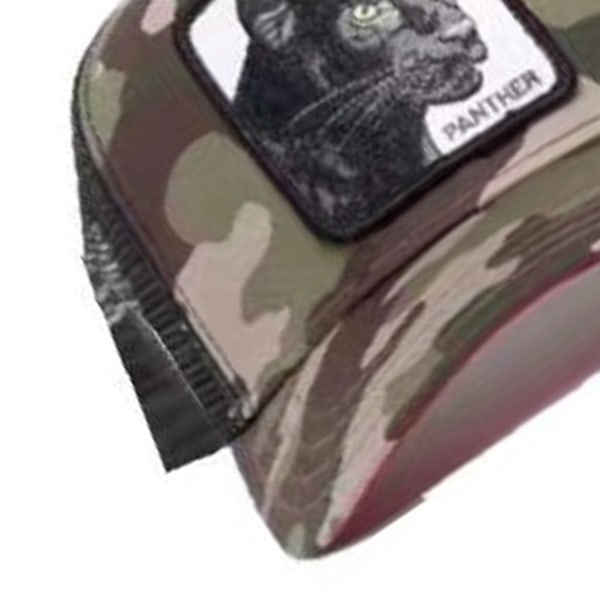 Kamouflagekepsar Justerbar storlek Leopardmönster Snabbtorkande ventilerande basebollkeps Cap för utomhusaktiviteter