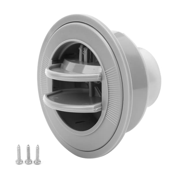 ABS Yleismallinen Pyöreä Ilmastointi Ulostulo 100 76 47mm Harmaa RV Vene Bussi Auto