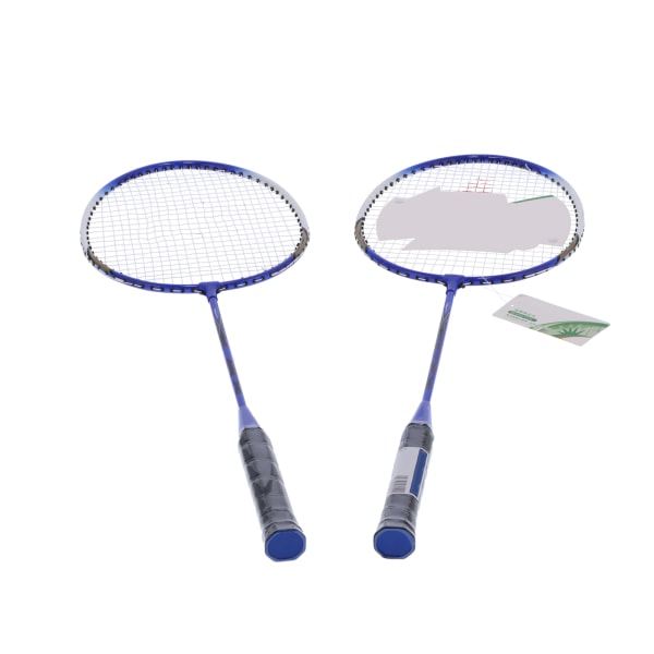 SG8010 2-spelares set Lättviktsfiber dubbla racketar för vuxna och barnBlå