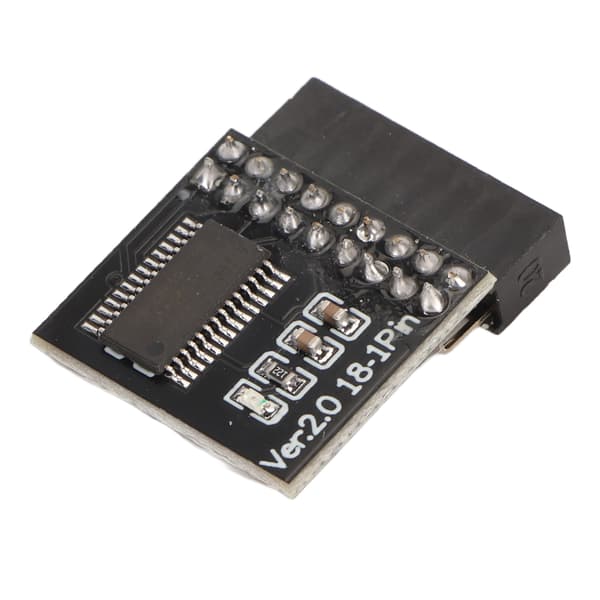 TPM 2.0 Modul LPC Interface Stabil Høj Sikkerhed Holdbart Materiale 18Pin LPC Modul til Asrock Bundkort