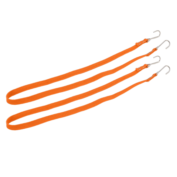 2 STK RC Elastiske Bagagestropper Nylon General RC Bungee Tie Down Core til alle RC bilerOrange