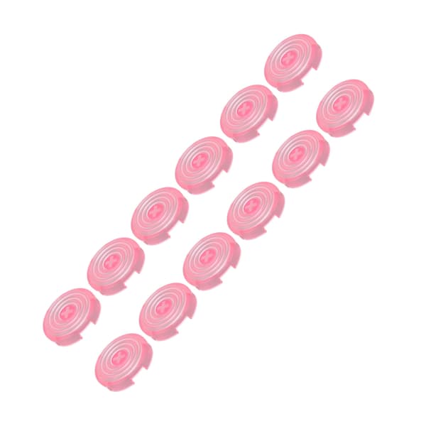 12 stk. Arcade-knapdæksel Erstat mekanisk trykknapdæksel til Kailh til Cherry til TTC til Akko til Glorious Switches Pink
