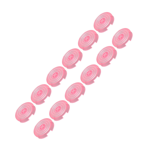 12 stk arkadeknappdeksel Bytt ut mekanisk trykknappdeksel for Kailh for Cherry for TTC for Akko for Glorious Switches Rosa