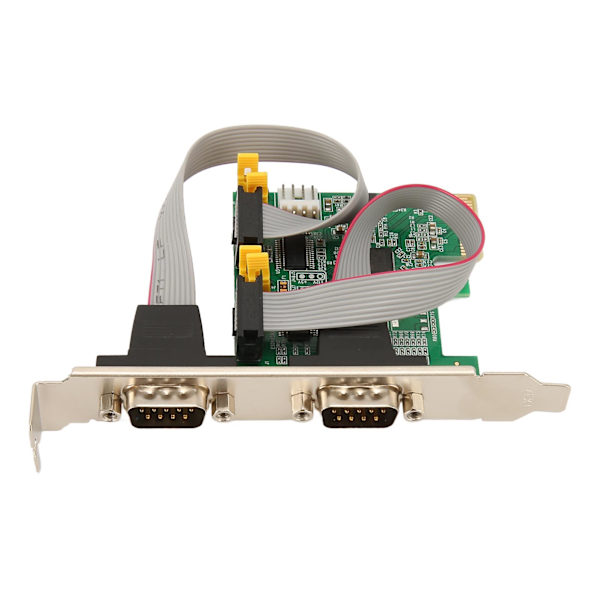 PCIe RS232 seriel adapterkort 2 port udvidelseskort PCI Express RS232 serielt værtscontrollerkort til Windows til Linux