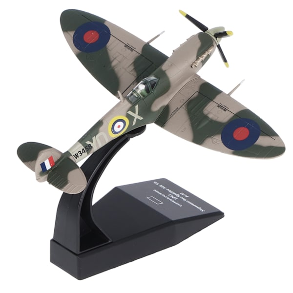 1:72 Skala Stridsflygplan Modell Livslik Dekoration Simulerad Legering Flygplan Modell Leksak