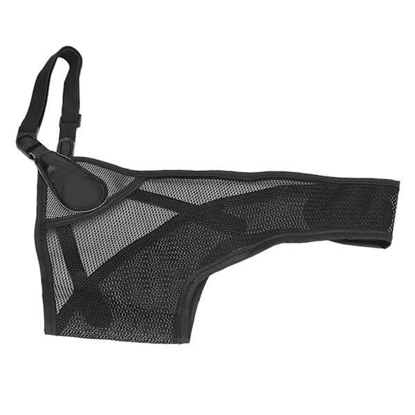 Bue-Brystbeskytter Justerbar 3D Komposit Mesh PU Læder Åndbar Let Jagt Bue-Brystbeskytter L