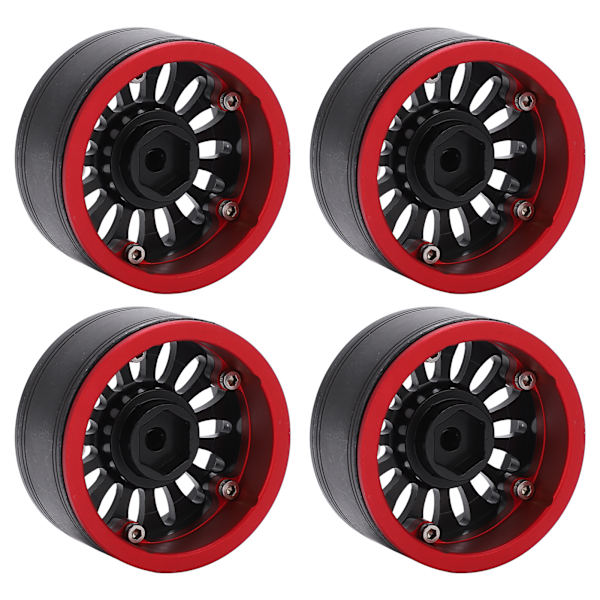 4kpl RC Metal Wheel Hubs cap Traxxasille / Axial / Hsp / Redcat / Tamiya / Hpi RC Crawler