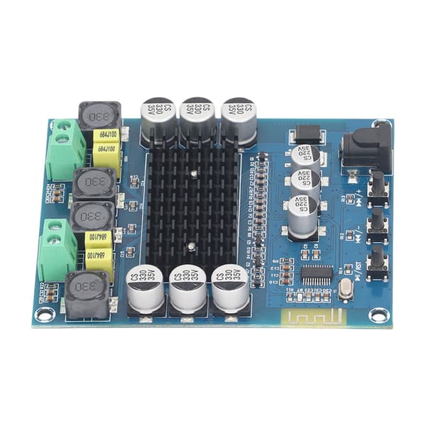 120W Dual Channel Effektforstærker Board Bluetooth Digital Lydforstærker Modul til Bilhøjttalere