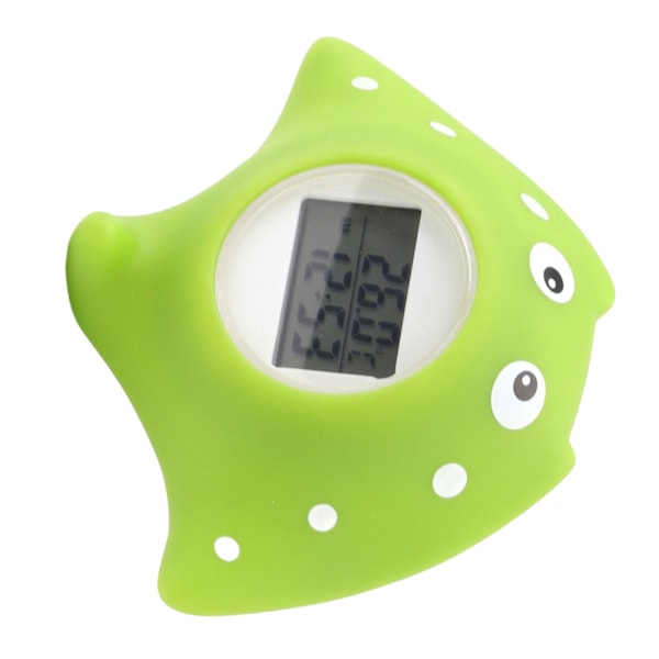 Babybadtermometer Alarm LCD-skärm Fiskformad Vattentät 0‑60 Grader Celsius Vattentemperaturtestare
