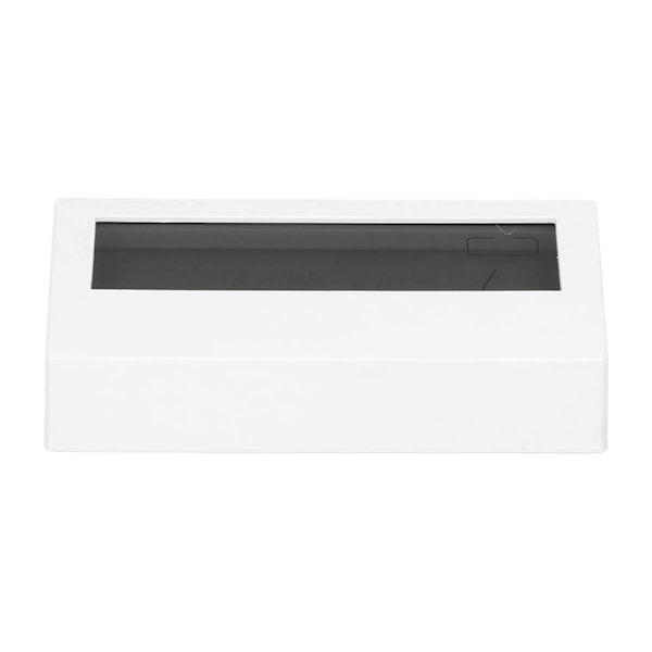 LCD-väckarklocka Transparent Multifunktionell Stor skärmvisning Batteridriven Digital väckarklocka för hemresa Vit