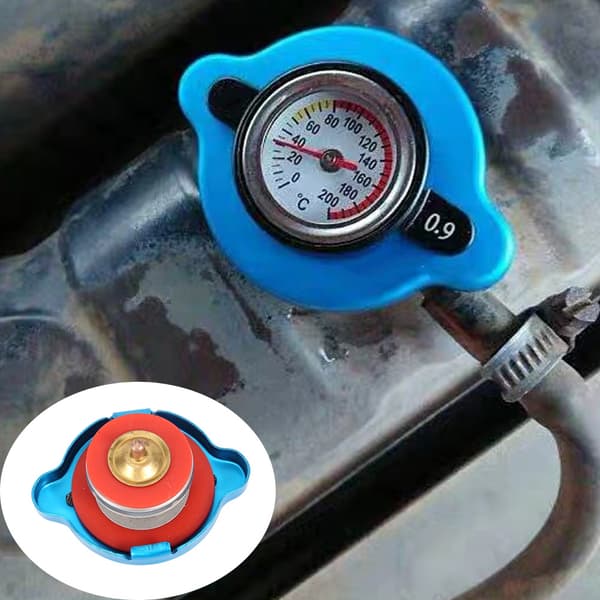 Universal Medium Head Termostatisk Vattenbehållare Lock Cover Trycktemperaturmätare