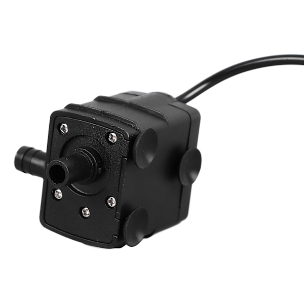 Liten Nedsänkbar Vattenpump Solcellsdriven DC-Batteridriven Cirkulerande Borstlös Minifontänpump för Akvarium