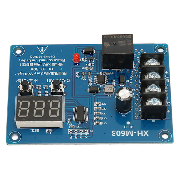 XH M603 -latauksen ohjausmoduuli Professional 12-24V litiumparistokytkimen suojakortti LED-näytöllä
