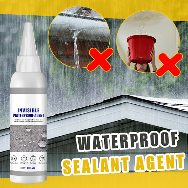 100 ml osynlig vattentät tätningsmedel för tak Superstarkt bindningsspray läckagesäkert permeabelt taklim