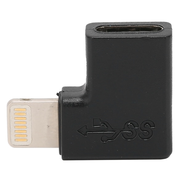 Laddarkabelkonverter för IOS hane till typ-C honadapter för IPhone 12/11/ Pro/Max/XS/XR/X/8/7/Plus/6S/SE2/iPad Pro Air Mini