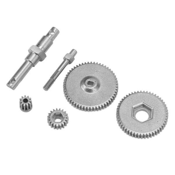 RC Vaihteiston Hammaspyöräsarja Hammaspyörä ja Akseli Ruostumaton teräs AXIAL SCX24 AXI90081 AXI00001 AXI00002 1/24 RC-autoon