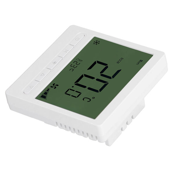 Smart fläktkonvektor termostat ABS LCD-skärm anti-interferens intelligent termostat för hem 220V