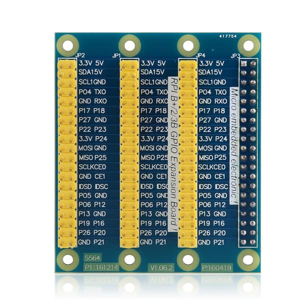 GPIO Udvidelseskort 1 til 3 Port 40 Pin Modul Adapter til Raspberry Pi 2