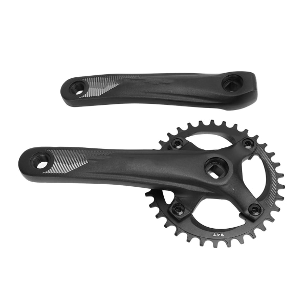 Bolany 34T Bike Single Crankset 104 BCD 7-12 Speed ​​Square Hole Crank Bike Crank Arm Set för cykeltillbehör