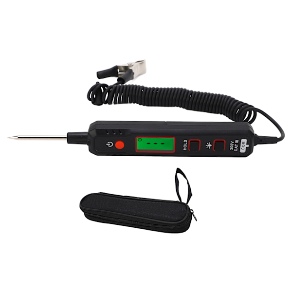 MAYILON HT86A Autotestlys 2‑100V DC Digital LED Kredsløbstester Heavy Duty Auto Bidirektional Spændingstestpen