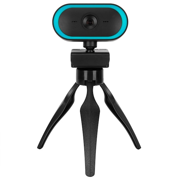 Dator kamera USB webbkamera High Definition 2K webbkamera för live videokonferensBlå