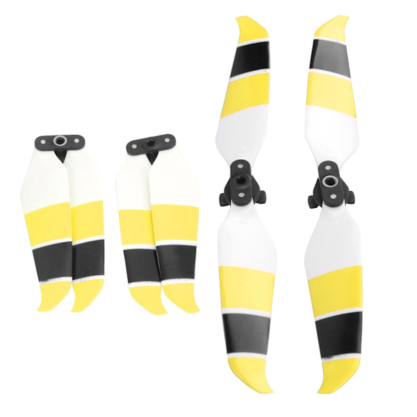 Värikkäät Propeller Drone Low Noise Props -potkurit Mavic Air 2/Air 2S -tarvikkeille (keltainen musta)