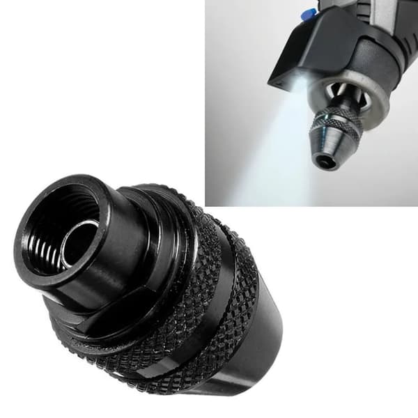 Borepatronadapter 0,3 mm til 3,2 mm Kapasitet Rustsikker Elektrisk Drill Tilbehør for Husholdning