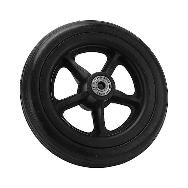 Rullstols Hjul 163mm PU Lågt Brus Walker Caster Reservdel för Rollator Vagn