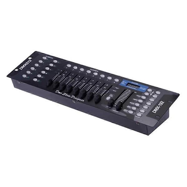 192 kontroller scenljus DJ-utrustning konsol EU-kontakt Black