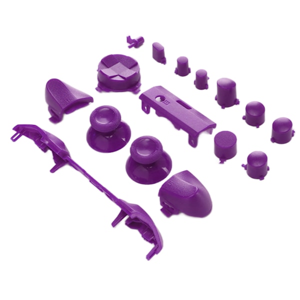 Komplett knappesett for spillkontroller, erstatningshåndtak, tilbehørssett for Xbox Series X - Lilla