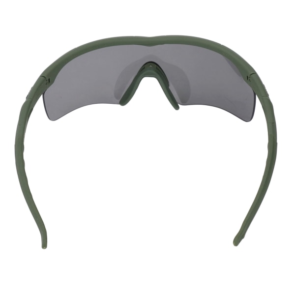 Sportssolbriller PC-linse Svettesikre sykkelbriller for skifjellklatring Motorsykkel Elektromobil OD Grønn