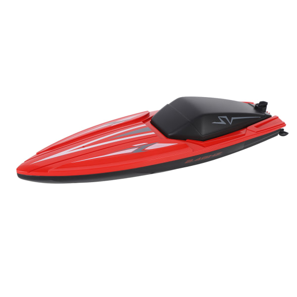 RC-båt Vanntett av vann induksjon Dobbelmotorfjernkontroll Elektrisk racinghastighetsbåt 2,4G 3 skrogbatteri