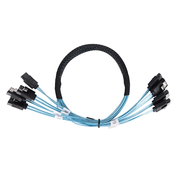 SATA-kaapelit 7-nastainen Nopea 6 Gbps Mini Helppo Käyttää 4 Johdinta Nopea SATA-kaapelisarja Tietokoneelle