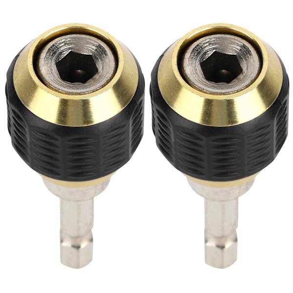 2PCS 60mm Borrchuck Hex Skruvmejsel Slagdrivrut Adapter 1/4 Hex Skaft Borrbit Verktyg