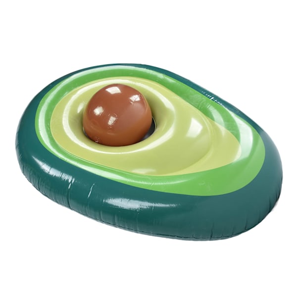 Avocado Pool Float PVC Oppustelig Pools Flåde Liggestol Strand Flydende Fest Legetøj med Bold