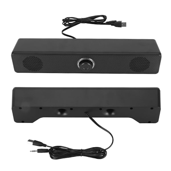 Datorhögtalare Bluetooth Desktop Soundbar HiFi Stereo Ljudvolym Justerbar Minibar Högtalare Extern högtalare för PC Laptop