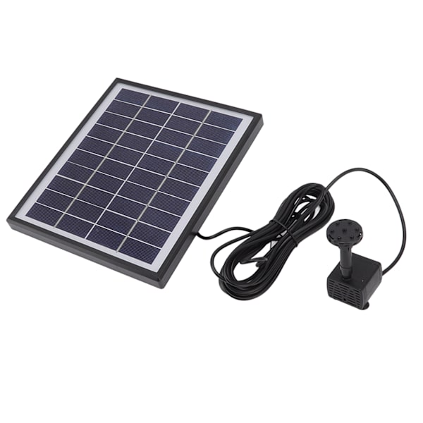 Aurinkolähdepumppu 5.0W Estä tukkeutuminen Kannettava Helppo puhdistaa Aurinkovesipumppu Kelluva suihkulähde Ulkokäyttöön 12V