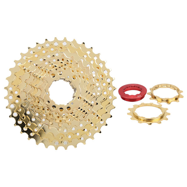 ZTTO maastopyörä 10 Speed ​​11T-36T Golden Bicycle Freewheel -lisävaruste XT SLX -vauhtipyörälle