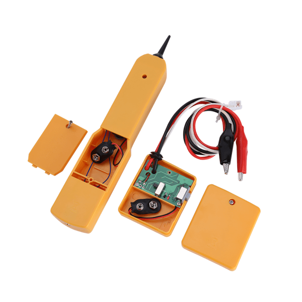 Bärbar RJ11 Nätverkskabel Tester Toner Wire Tracker Tone Line Finder Detektor Nätverksverktyg