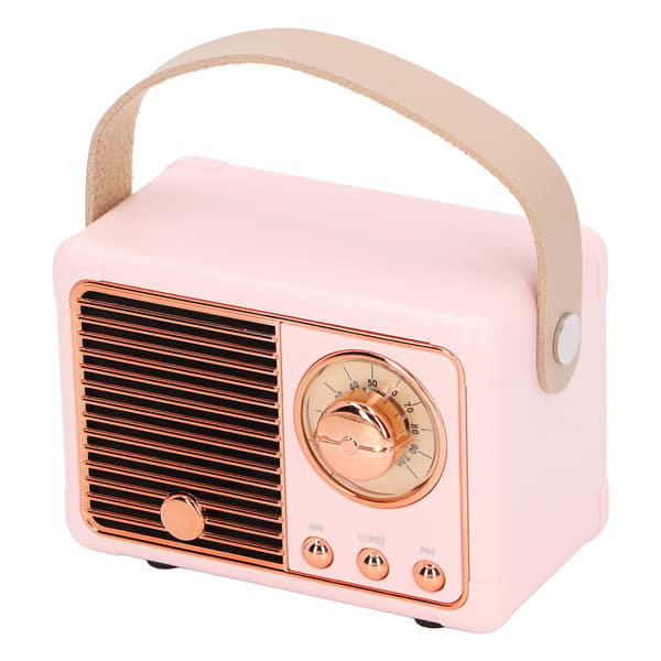Bærbar Bluetooth-højttaler Mini Kompakt Trådløs Retro Understøtter Radioprogram til Udendørsbrug