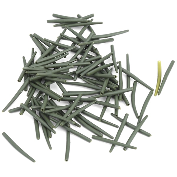 100 stk sett 36MM karpefiskerigg AntiTangle Sleeves Terminal Connect Gummislange