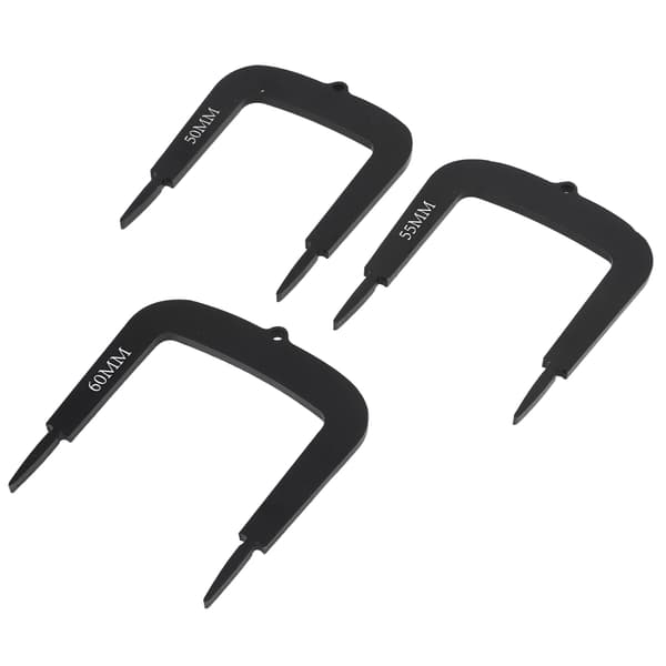 3 stk. Golf Putt Alignment Mål Gate 50mm 55mm 60mm Aluminium Legering Golf Putting Træningshjælp til Putt Alignment