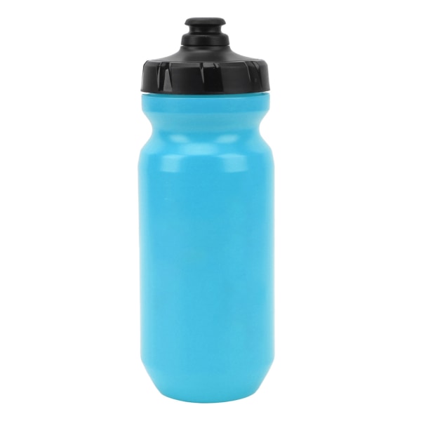 Sykkelvannflaske 600 ml Klembar PP5 matkvalitets silikonsikker lekkasjesikker sportsvannflaske for utendørs sykling Blå